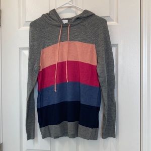 Charter Club, Striped, Long Hoodie